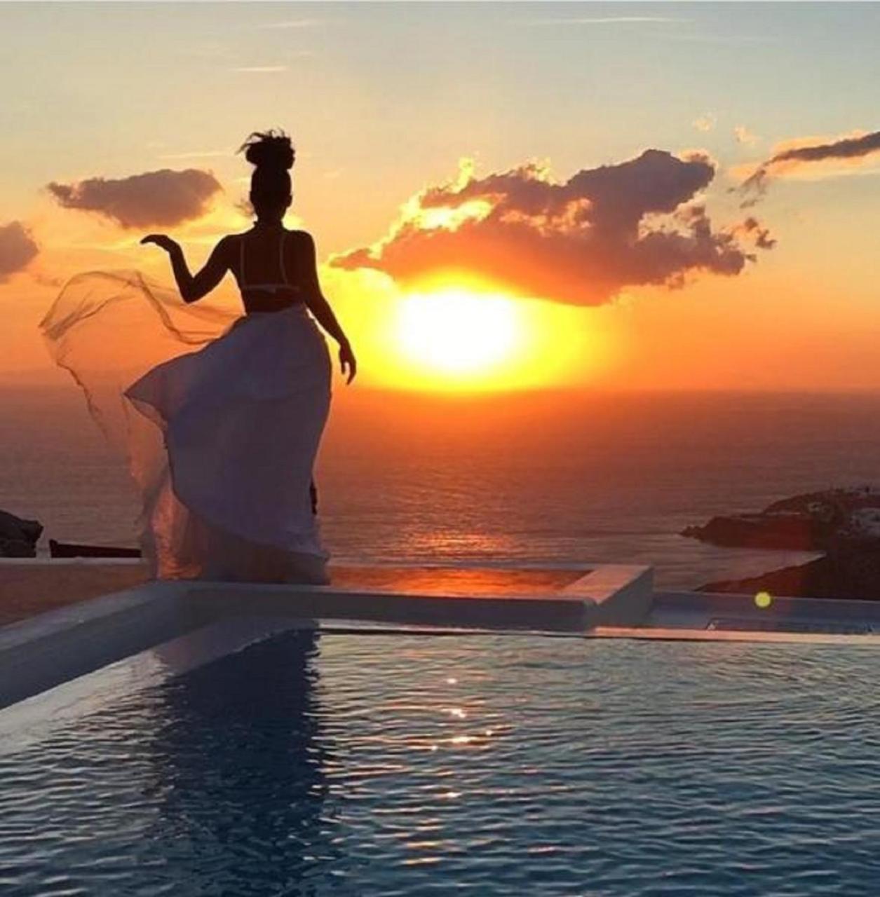 Ferienwohnung Manolia View Mykonos Tourlos Exterior foto